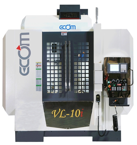 立式加工中心机 VL-10i－搭配发那科0i-MF PLUS控制器及三菱M80系列与10.4吋液晶屏幕与多向式的面板设计，操作更直观方便。