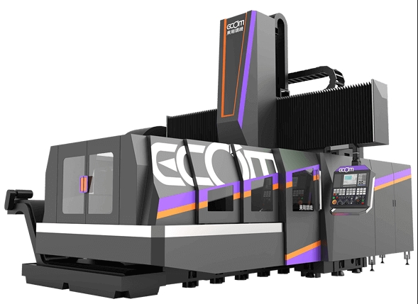 龙门加工中心机 DMCB-2730－X轴、Y轴、Z轴行程分别为3000 / 2700 / 1000 mm，X轴、Y轴、Z轴快速进给速度分别为10 / 10 / 10 m/min。