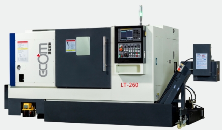 卧式数控车床 LT-260 / LT-260E－零件接触面皆施以精密的手工铲花，能确保机台长期使用的精度。